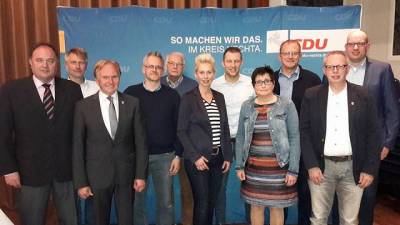 der neu gew�hlte Vorstand der JU Visbek 